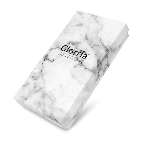 Glorria Gümüş Gül Kolye, Bileklik, Küpe, Çiçekli Hediye Seti - DD1094-HS