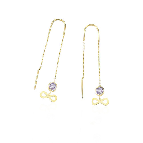 Glorria Altın Sonsuzluk Küpe