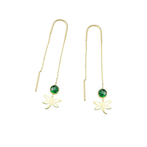 Glorria Altın Yusufçuk Küpe Glorria Altın Yusufçuk Küpe