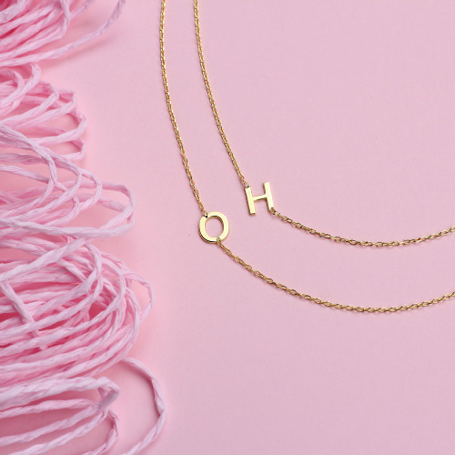 Glorria Kişiye Özel Harf Gümüş Kolye