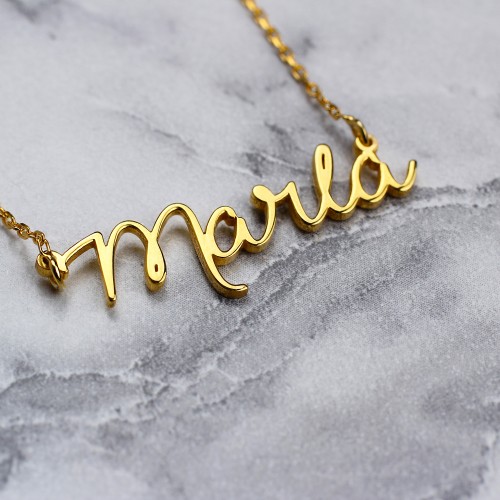 Glorria Kişiye Özel İsimli El Yazısı Gümüş Kolye Glorria Kişiye Özel İsimli El Yazısı Gümüş Kolye