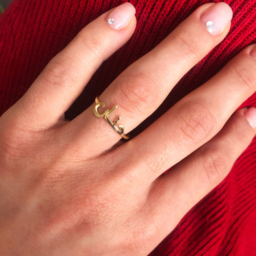 Glorria Kişiye Özel Arapça İsimli Gümüş Yüzük Glorria Kişiye Özel Arapça İsimli Gümüş Yüzük