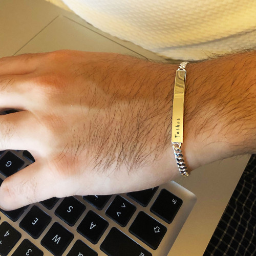 Glorria Kişiye Özel İsimli Bar Gümüş Bileklik Glorria Kişiye Özel İsimli Bar Gümüş Bileklik