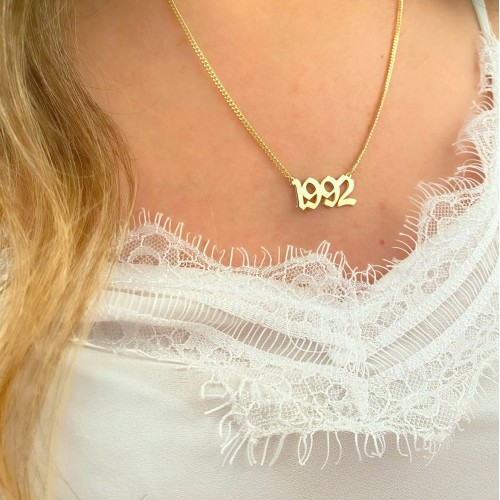 Glorria Kişiye Özel Tarih Gurmet Gümüş Kolye