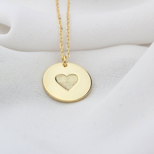 Glorria Kalp Gümüş Kolye