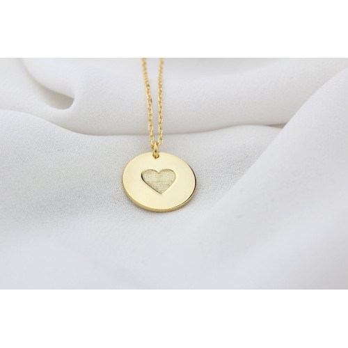 Glorria Kalp Gümüş Kolye