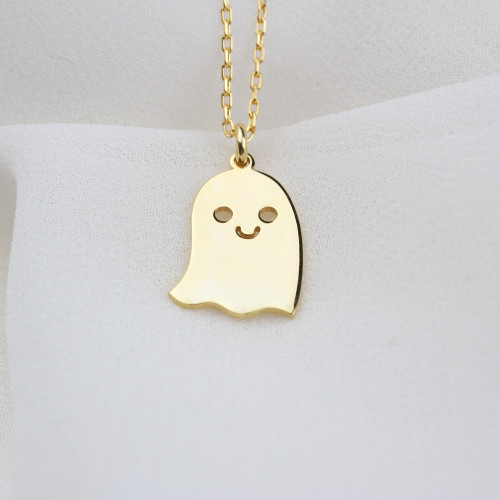 Glorria Kişiye Özel Halloween Gümüş Kolye