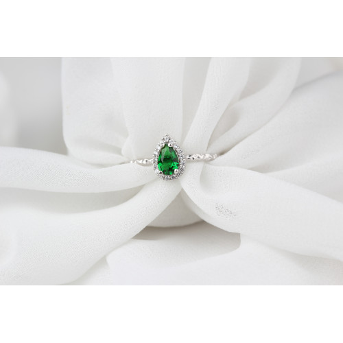 Glorria Kişiye Özel Doğum Taşlı Gümüş Damla Anturaj Yüzük Glorria Kişiye Özel Doğum Taşlı Gümüş Damla Anturaj Yüzük