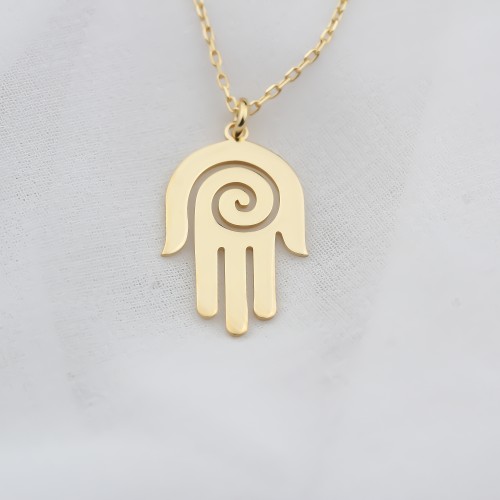 Glorria Gümüş Fatmanın Eli Kolye