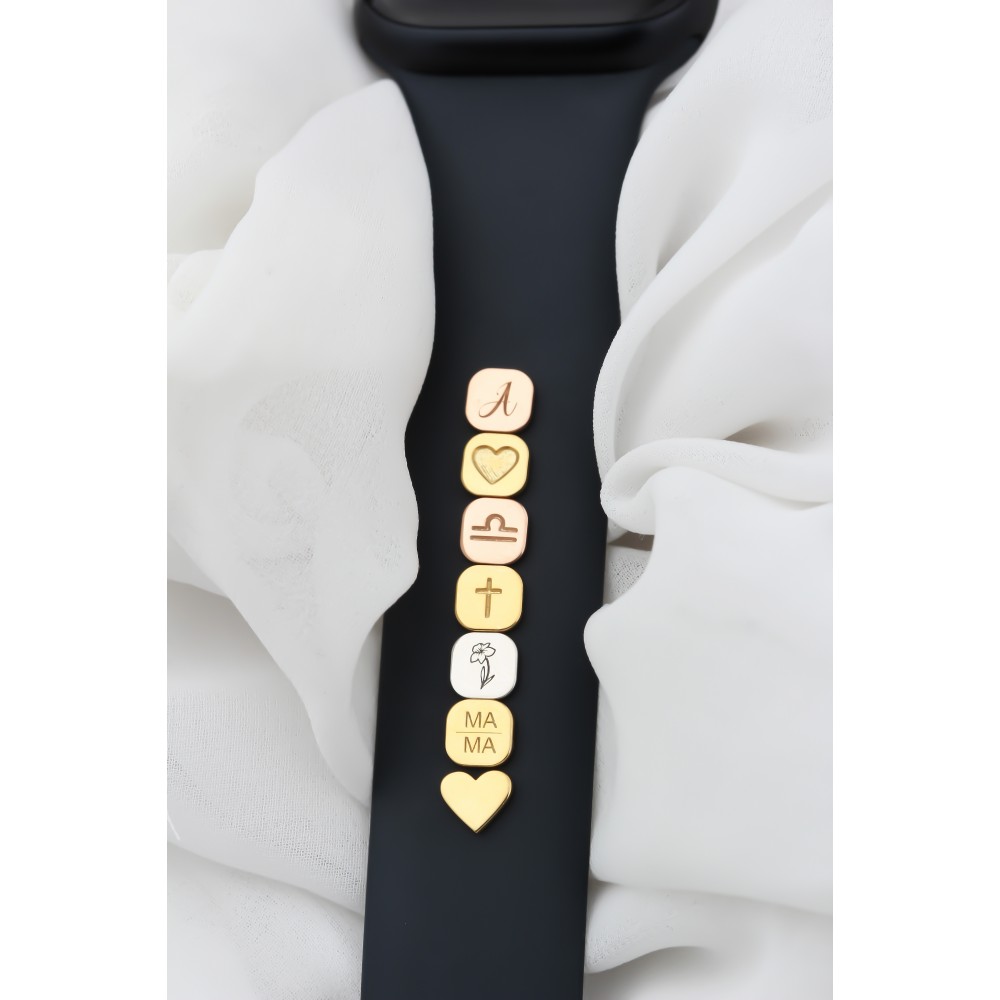 Glorria Gümüş Apple Watch Uyumlu Kordon Aksesuarı Glorria Gümüş Apple Watch Uyumlu Kordon Aksesuarı