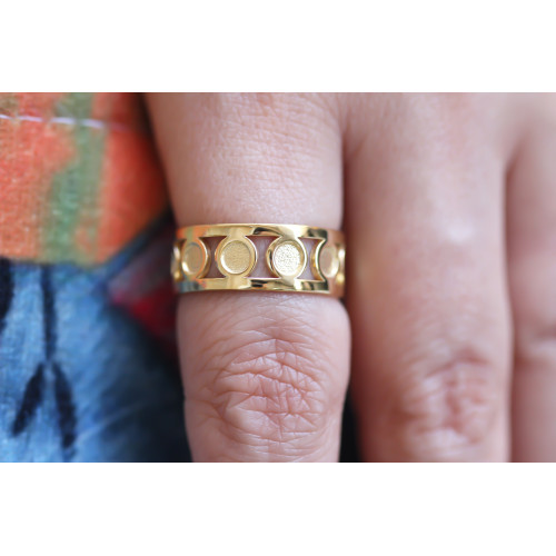 Glorria Gümüş Daire Yüzük Glorria Gümüş Daire Yüzük