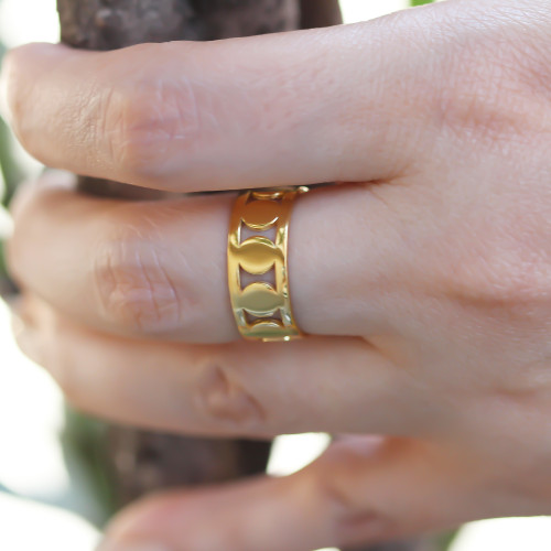 Glorria Gümüş Plaka Yüzük