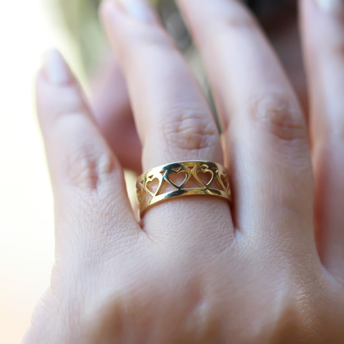 Glorria Gümüş Kalp Yüzük Glorria Gümüş Kalp Yüzük