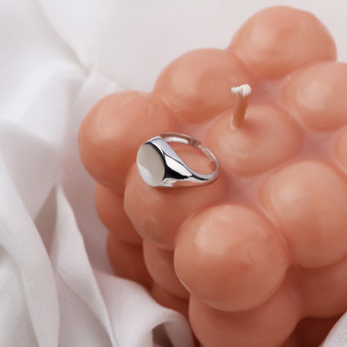 Glorria Gümüş Ayarlanabilir Serçe Parmak Yüzük