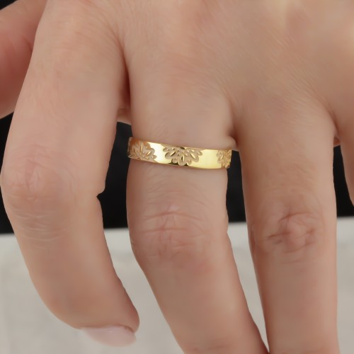 Glorria Gümüş Kişiye Özel Doğum Çiçeği Minimalist Yüzük Glorria Gümüş Kişiye Özel Doğum Çiçeği Minimalist Yüzük