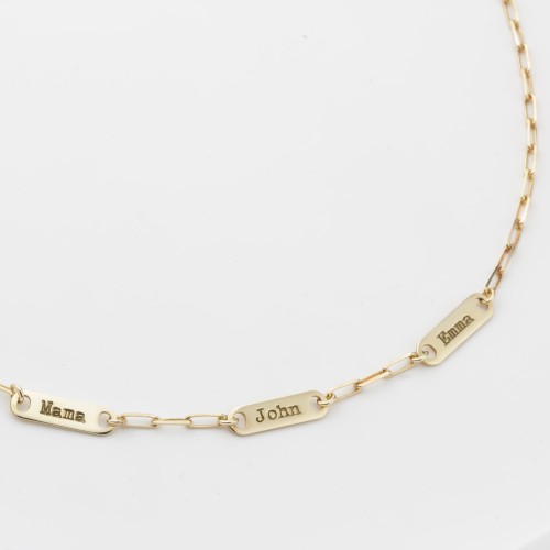 Glorria Gümüş Kişiye Özel İsimli Ataç Kolye Glorria Gümüş Kişiye Özel İsimli Ataç Kolye