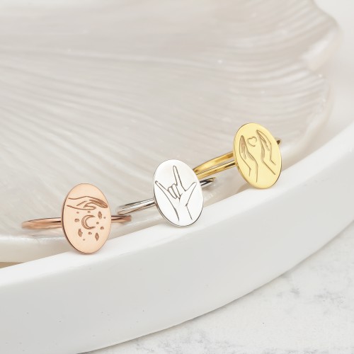 Glorria Gümüş Kişiye Özel Sevginin Simgesi Yüzük Glorria Gümüş Kişiye Özel Sevginin Simgesi Yüzük