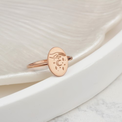 Glorria Gümüş Kişiye Özel Sevginin Simgesi Yüzük