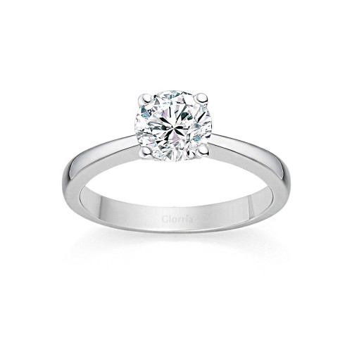 Glorria Gümüş Tektaş Yüzük - HEDİYE SETİ Glorria Gümüş Tektaş Yüzük - HEDİYE SETİ