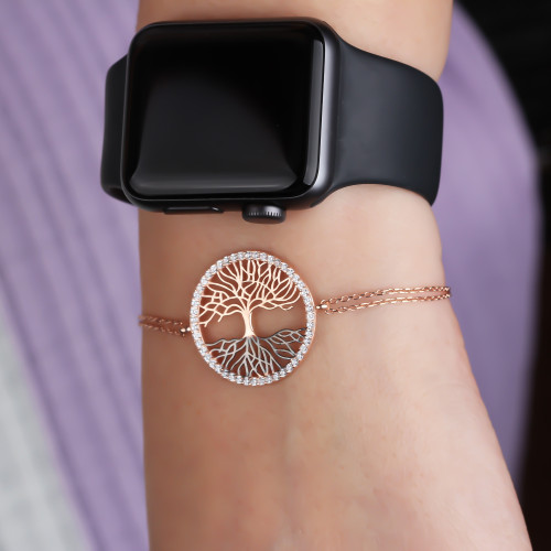 Glorria Gümüş Hayat Ağacı Bileklik