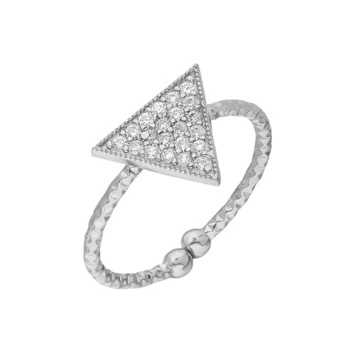 Glorria Gümüş Üçgen Yüzük Glorria Gümüş Üçgen Yüzük