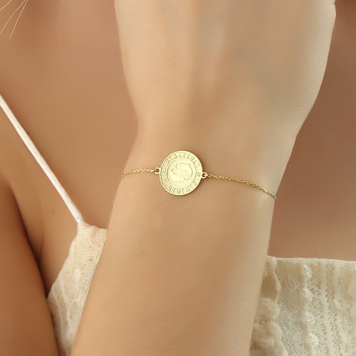 Glorria Gümüş Balık Burcu Bileklik