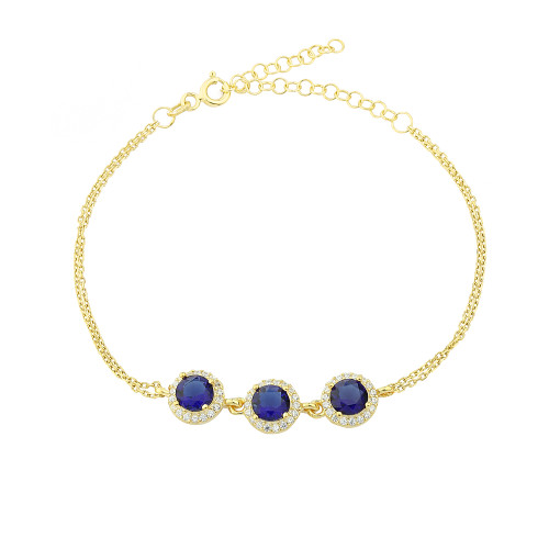 Glorria Gümüş Anturaj Yuvarlak Bileklik