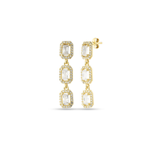 Glorria Gümüş Baget Küpe