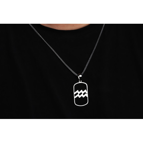 Glorria Erkek Burç Gümüş Kolye