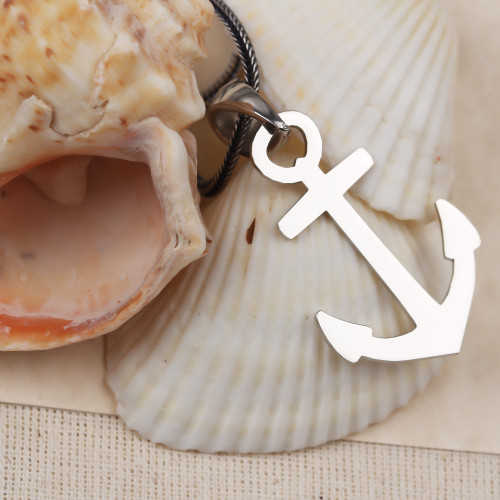 Glorria Erkek Çapa Gümüş Kolye