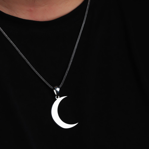Glorria Erkek Hilal Gümüş Kolye Glorria Erkek Hilal Gümüş Kolye