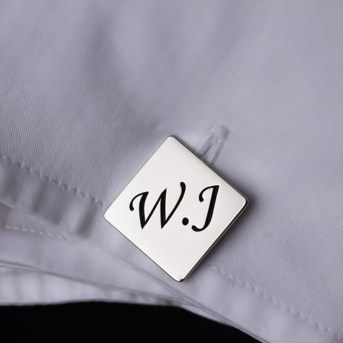 Glorria Erkek Kişiye Özel Harfli Kol Düğmesi