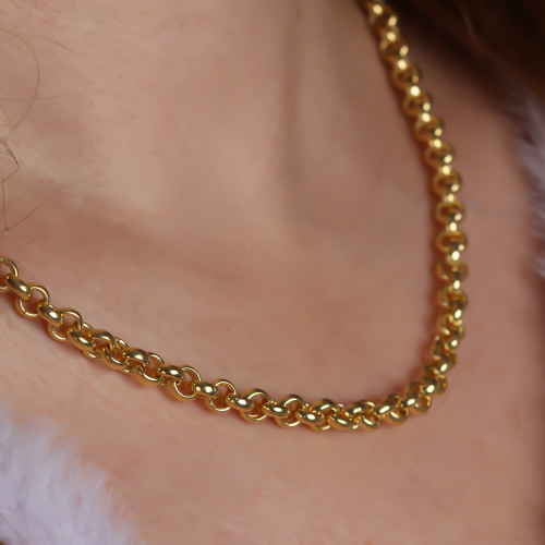 Glorria Gümüş Doç Zincir Kolye