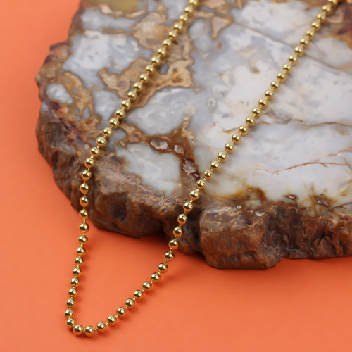 Glorria Gümüş Top Zincir Kolye