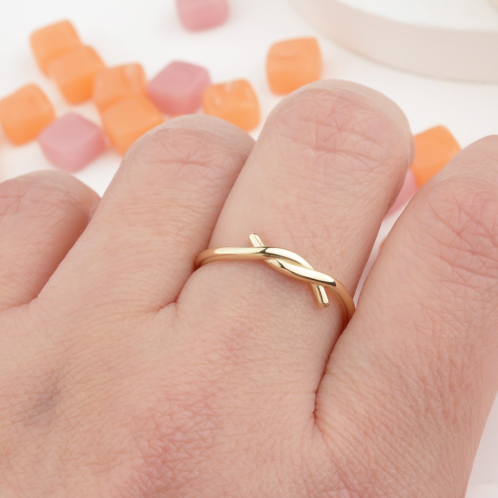 Glorria Altın Düğüm Yüzük