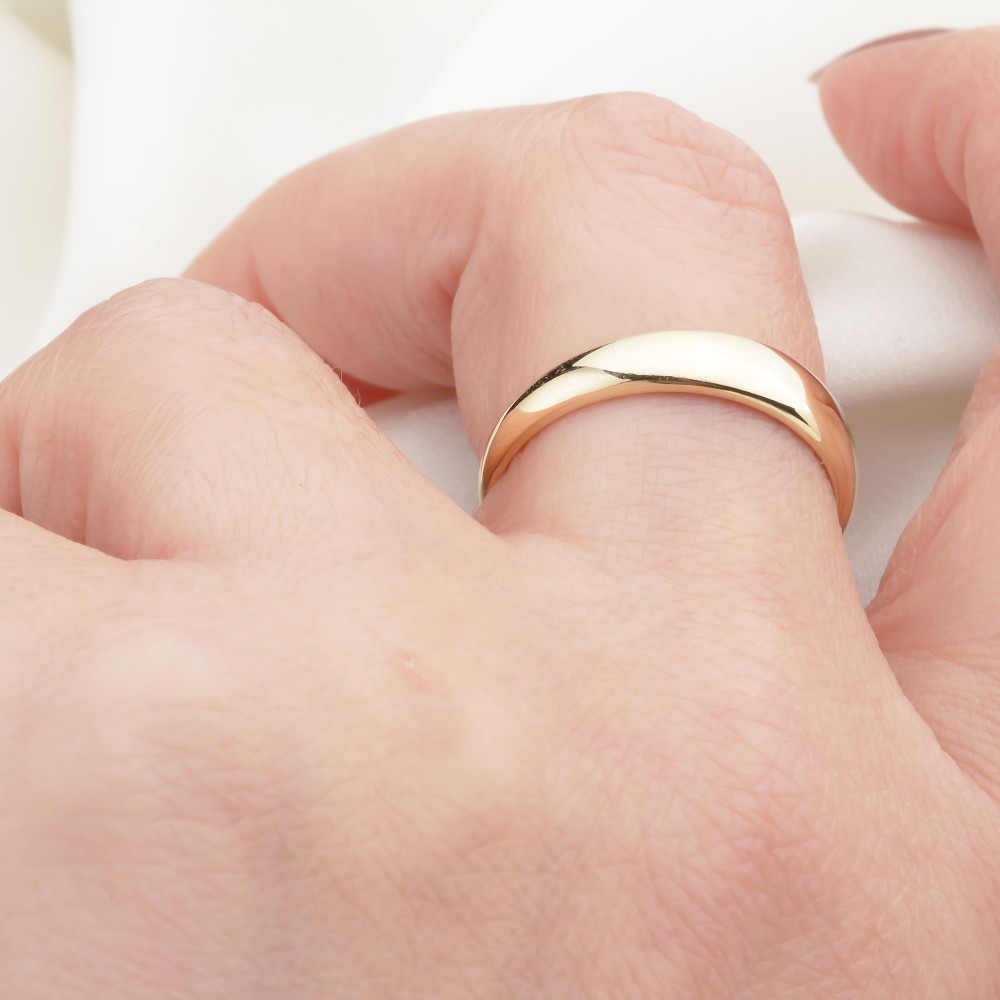 Glorria Altın Bombe Yüzük