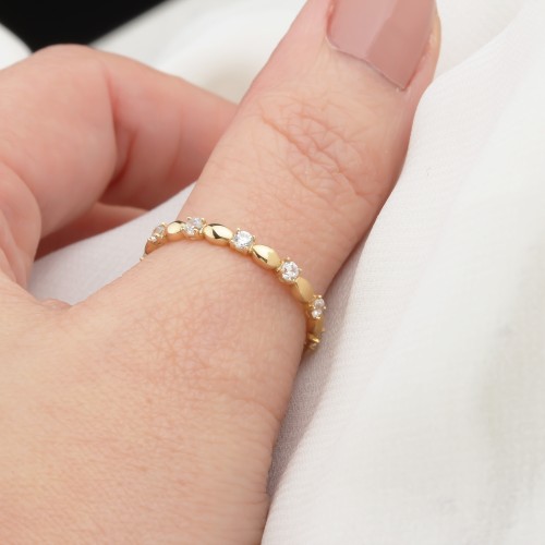 Glorria Altın Taşlı Yüzük