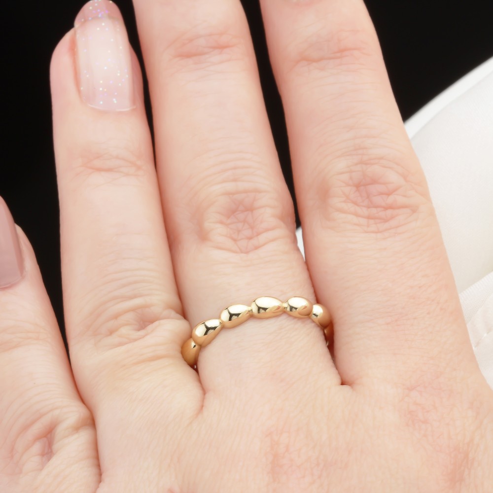 Glorria Altın Bombeli Yüzük