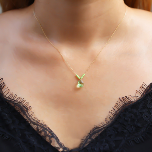 Glorria Altın Damla Kolye