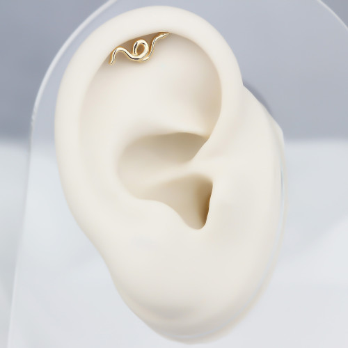 Glorria Altın Yılan Helix Piercing