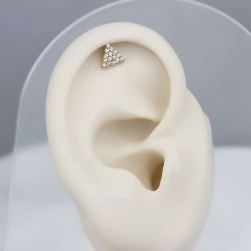 Glorria Altın Üçgen Helix Piercing Glorria Altın Üçgen Helix Piercing