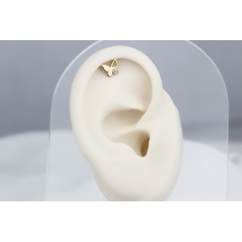 Glorria Altın Kelebek Helix Piercing Glorria Altın Kelebek Helix Piercing