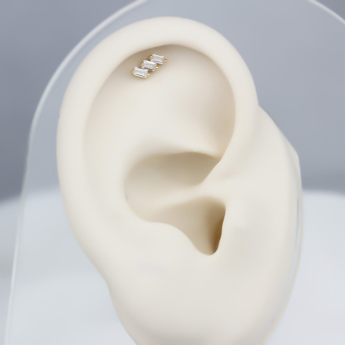 Glorria Altın Geometrik Helix Piercing Glorria Altın Geometrik Helix Piercing