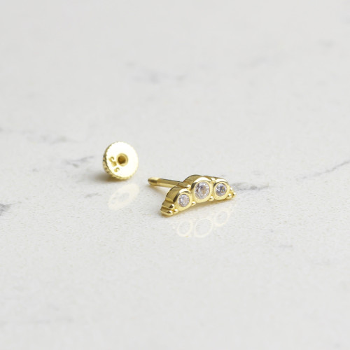 Glorria Altın Melek Kanadı Helix Piercing