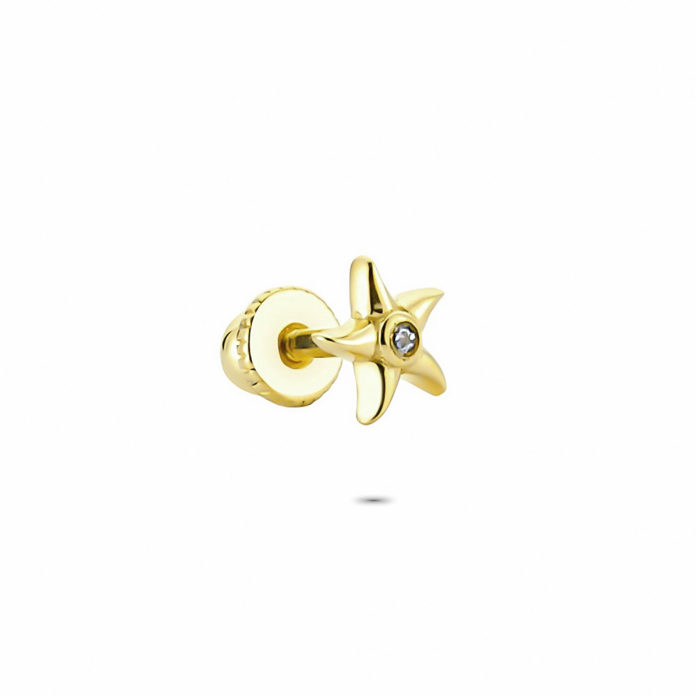 Glorria Altın Deniz Yıldızı Helix Piercing