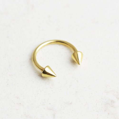 Glorria Altın Ok Yarım Halka Piercing Glorria Altın Ok Yarım Halka Piercing