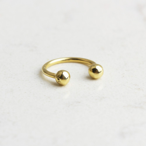 Glorria Altın Yarım Halka Piercing Glorria Altın Yarım Halka Piercing
