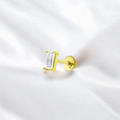 Glorria Altın Baget Helix Piercing