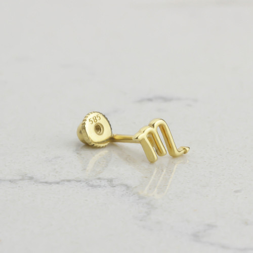 Glorria Altın Akrep Burcu Helix Piercing Glorria Altın Akrep Burcu Helix Piercing