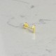 Glorria Altın 1 Rakam Tragus Piercing Glorria Altın 1 Rakam Tragus Piercing